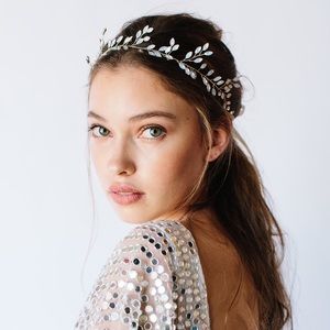 Untamed Petal Amanda judge Rain Bridal Headband